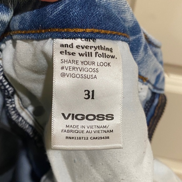 Vigoss Sky Blue Ankle Jeans - Picture 6 of 7